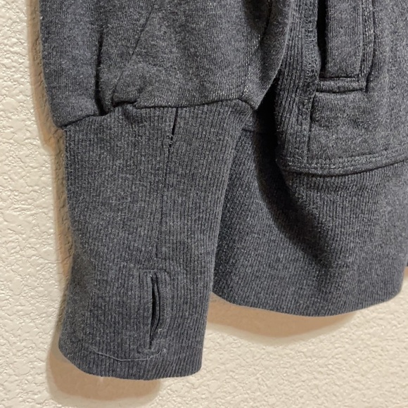 Mondetta Dark Grey Zipper Down Sweatshirt - Picture 4 of 15